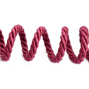 SZNUR SKRĘCANY 7 MM BORDOWY