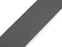 LAMÓWKA BAWEŁNIANA 40 MM SZARA CIEMNA
